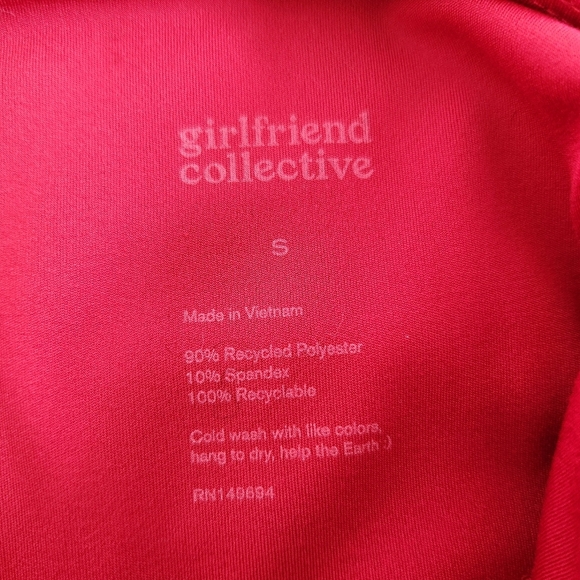 Girlfriend Collective Float Ultralight Leggings High Rise Red Size Small - Picture 4 of 6